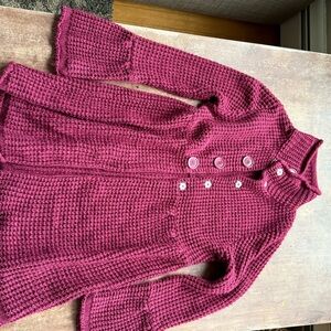 Women's Burgundy Sweater